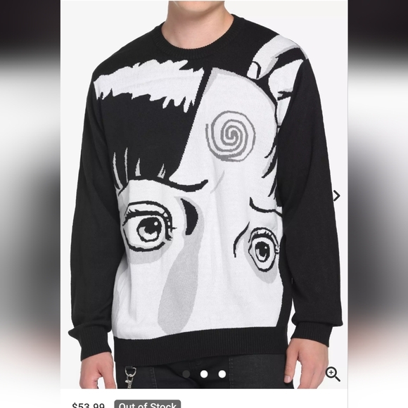 Hot Topic Uzumaki Knit Sweater XS - Picture 6 of 6